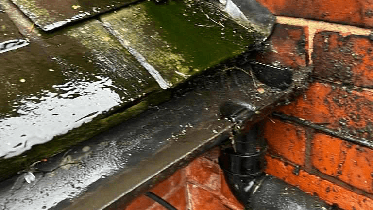 A thorough gutter cleaning service performed by Budget Drains Notingham