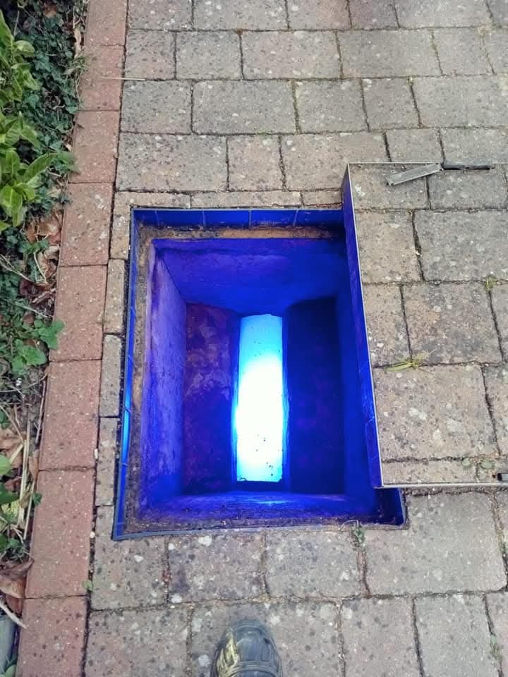 Professional drain relining showing minimal disruption to property