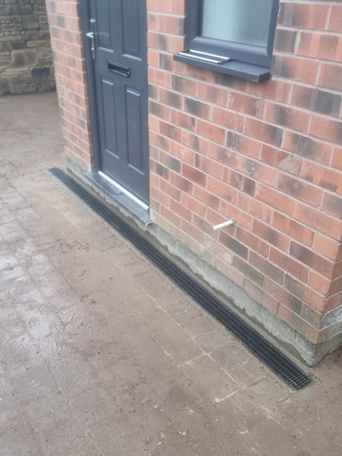 A photo of a channel drain that was installed by Budget Drains Nottingham