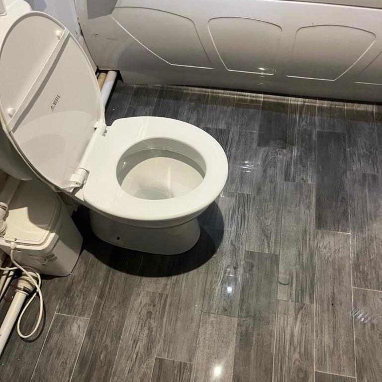 A toilet that was unblocked by a toilet unblocking team member part of Budget Drains Nottingham